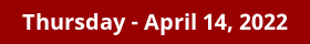 Thursday Daily Horoscope on DrStandley.com