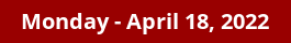 Monday Daily Horoscope on DrStandley.com