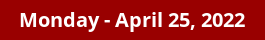 Monday Daily Horoscope on DrStandley.com