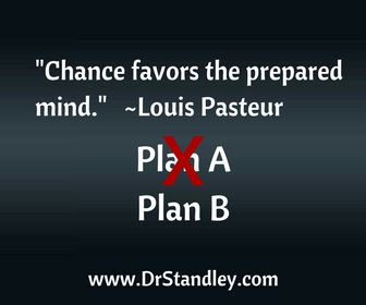 Chance Favors the Prepared Mind by Louis Pasteur
