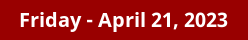 Friday Daily Horoscope on DrStandley.com