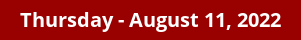 Thursday Daily Horoscope on DrStandley.com