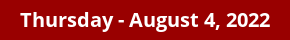 Thursday Daily Horoscope on DrStandley.com