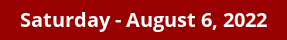 Saturday Daily Horoscope on DrStandley.com