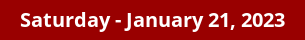 Saturday Daily Horoscope on DrStandley.com