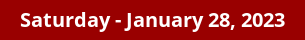 Saturday Daily Horoscope on DrStandley.com