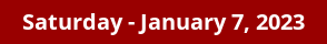 Saturday Daily Horoscope on DrStandley.com
