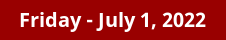 Friday Daily Horoscope on DrStandley.com