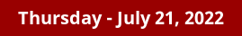 Thursday Daily Horoscope on DrStandley.com
