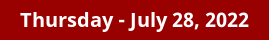 Thursday Daily Horoscope on DrStandley.com