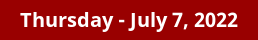 Thursday Daily Horoscope on DrStandley.com