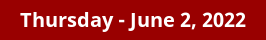 Thursday Daily Horoscope on DrStandley.com