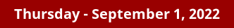 Thursday Daily Horoscope on DrStandley.com