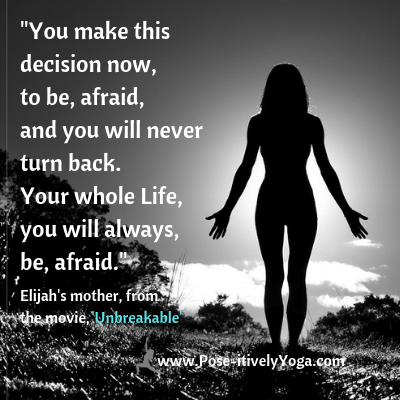 Decision to be afraid on DrStandley.com
