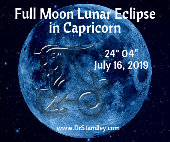 Full Moon Lunar Eclipse in Capricorn on Tuesday, July 16, 2019 on DrStandley.com