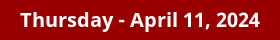 April 11, 2024 Daily Horoscope on DrStandley.com