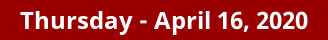 Thursday Daily Horoscope on DrStandley.com