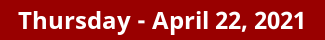 Thursday Daily Horoscope on DrStandley.com