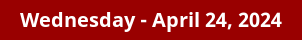 April 24, 2024 Daily Horoscope on DrStandley.com
