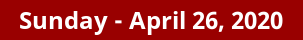 Sunday Daily Horoscope on DrStandley.com
