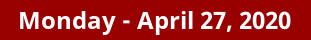 Monday Daily Horoscope on DrStandley.com