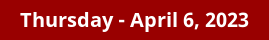 Thursday Daily Horoscope on DrStandley.com