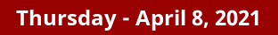 Thursday Daily Horoscope on DrStandley.com