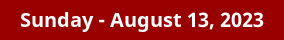 Sunday Daily Horoscope on DrStandley.com