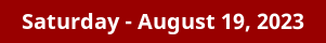 Saturday Daily Horoscope on DrStandley.com
