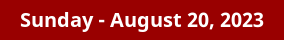 Sunday Daily Horoscope on DrStandley.com