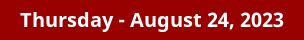 Thursday Daily Horoscope on DrStandley.com