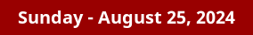 August 25, 2024 Daily Horoscope on DrStandley.com