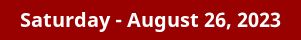 Saturday Daily Horoscope on DrStandley.com