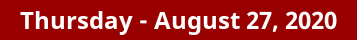 Thursday Daily Horoscope on DrStandley.com