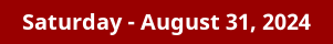 August 31, 2024 Daily Horoscope on DrStandley.com