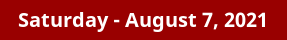 Saturday Daily Horoscope on DrStandley.com