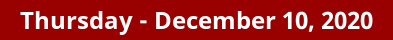Thursday Daily Horoscope on DrStandley.com