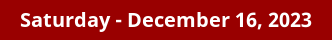 Saturday Daily Horoscope on DrStandley.com