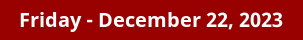 Friday Daily Horoscope on DrStandley.com