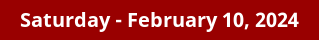Saturday Daily Horoscope on DrStandley.com
