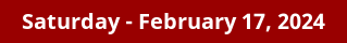 Saturday Daily Horoscope on DrStandley.com