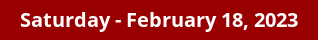 Saturday Daily Horoscope on DrStandley.com