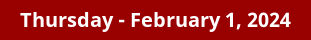 Thursday Daily Horoscope on DrStandley.com