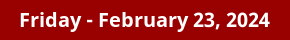Friday Daily Horoscope on DrStandley.com