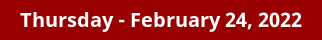 Thursday Daily Horoscope on DrStandley.com