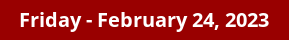 Friday Daily Horoscope on DrStandley.com