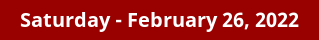 Saturday Daily Horoscope on DrStandley.com