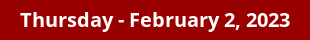 Thursday Daily Horoscope on DrStandley.com