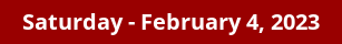Saturday Daily Horoscope on DrStandley.com