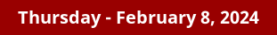 Thursday Daily Horoscope on DrStandley.com